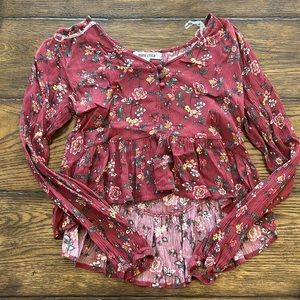 Long sleeve, Womens Blouse